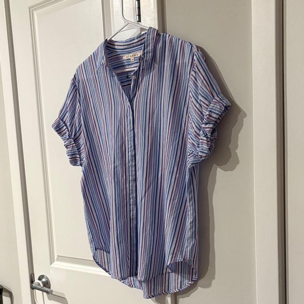 Xirena Spring time 🌸Striped Button-Up Shirt